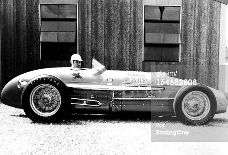 Jimmy Jackson Cummins Indy500 1950 nº 61 (de www
