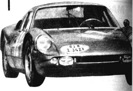 el Porsche 904 que utilizó en 1964 (