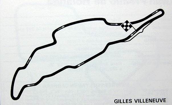 Gilles Villeneuve  en 1982 ex NoitreDame Montréal El A