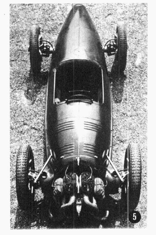 TROSSI - El Monaco-Trossi llevaba el motor en estrella en voladizo delantero (L'Automobile 174-119)
