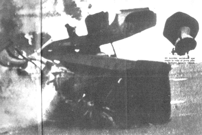 GIUNTI - El choque mortal del Ferrari y el Matra en Buenos Aires 1971, en el que murió Ignazio GIUNTI (publicada en Auto Club en 1971)