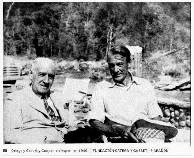 Gary Cooper y Ortega y Gasset 1949 DET (El Mundo 280816)