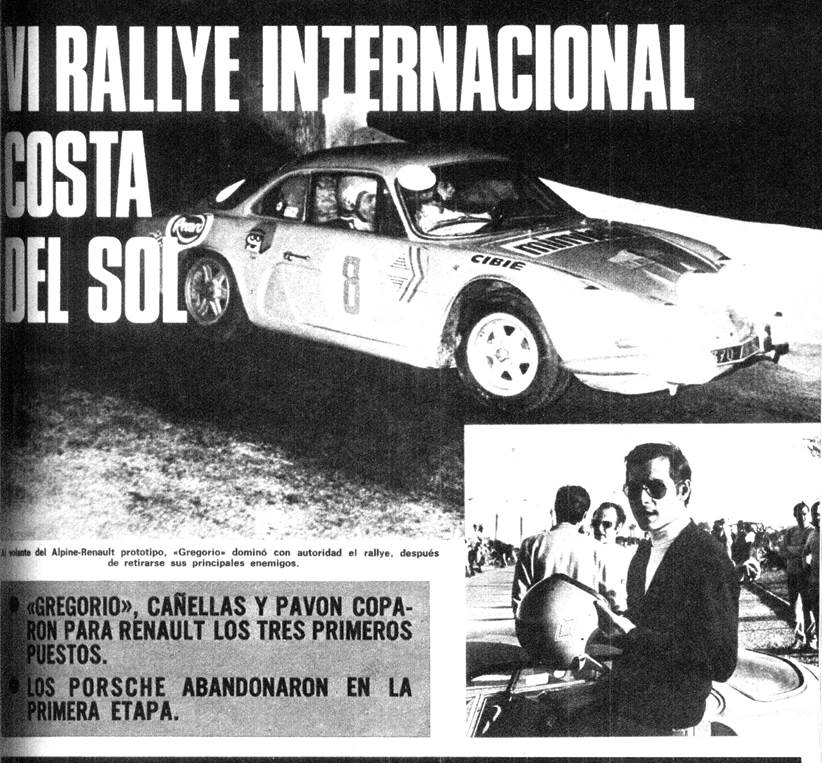 RODRÍGUEZ ZAPICO gana Costa del sol 1969 (Belay Alguersuari - en  Autopidsta)