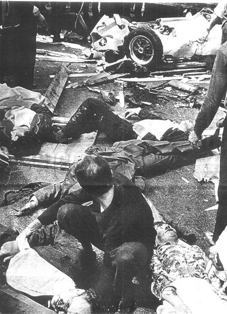 THRELFALL y la tragedia de Aix-le-Bains 1960 (foto de Brun y Trinchon, publicada por Paris-Match en 1960)