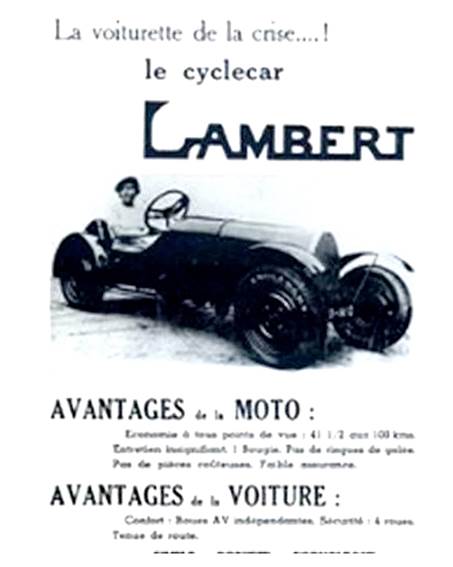 1935 Cyclecar crisis